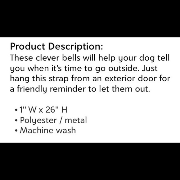 Pink Ribbon Puppy Potty Training Bells - Picture 4 of 6